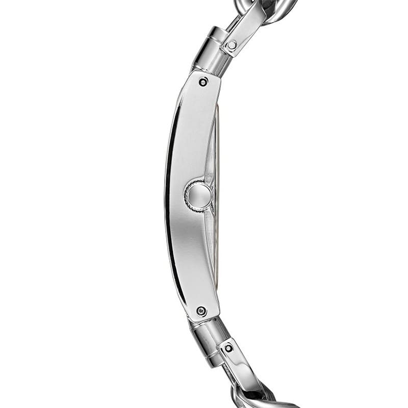 Guess Mod Heavy Metal W1117L1 Silver Tone Chain Bracelet Rectangular Watch